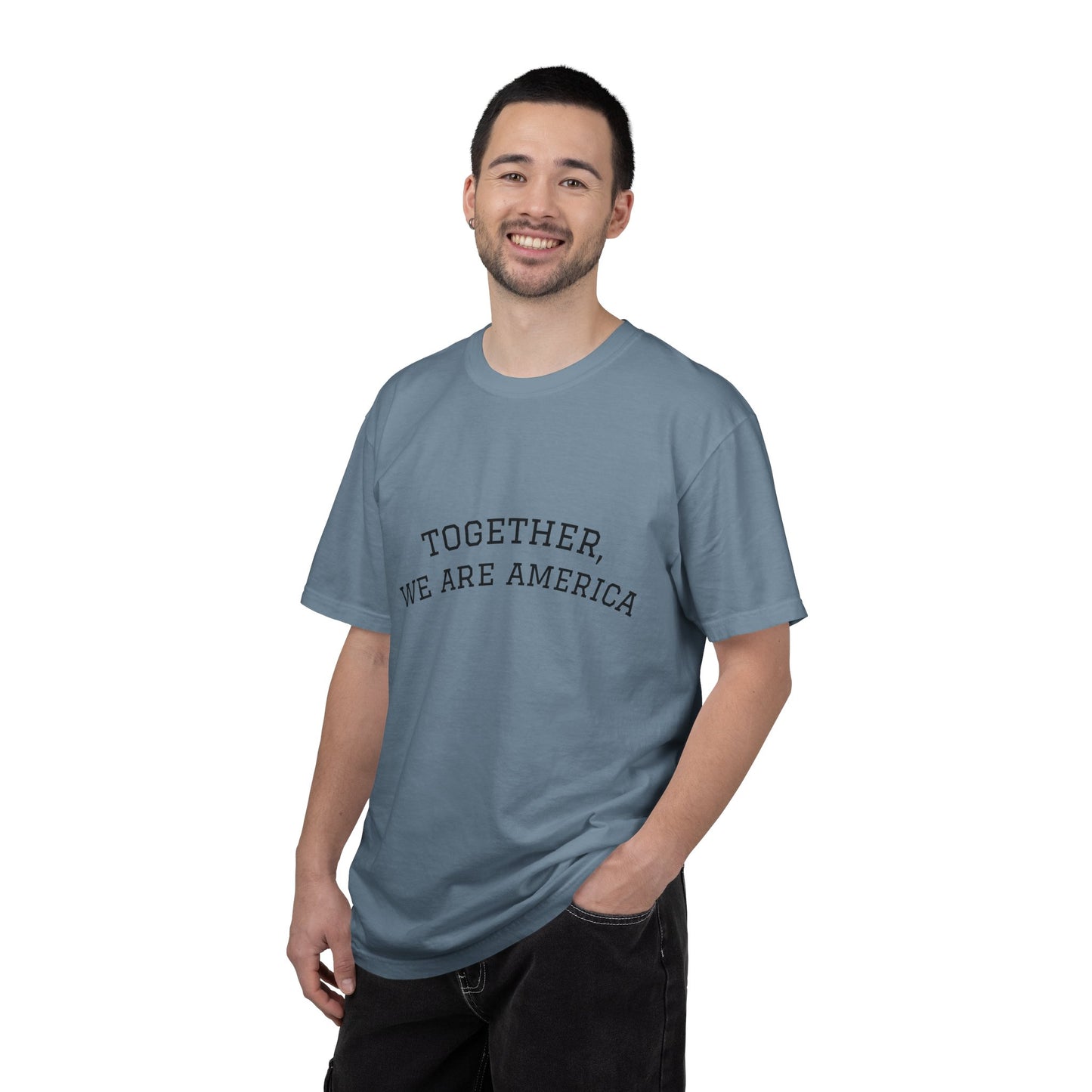 Together We Are America Shirt | Unity T-Shirt | Patriotic Quote Tee | Immigration Support Shirt | American Pride Graphic Tee | Unisex USA Statement Shirt