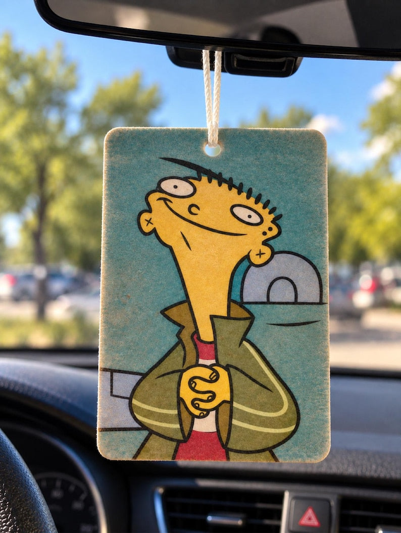Ed Grinning Funny Meme Car Air Freshener
