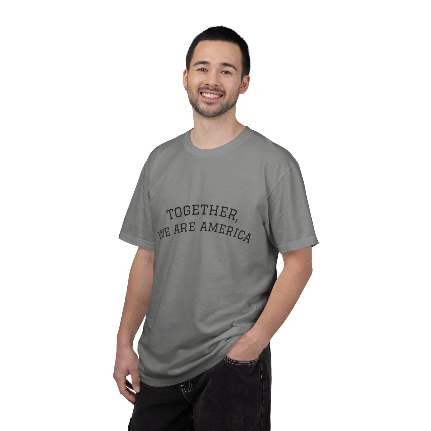 Together We Are America Shirt | Unity T-Shirt | Patriotic Quote Tee | Immigration Support Shirt | American Pride Graphic Tee | Unisex USA Statement Shirt