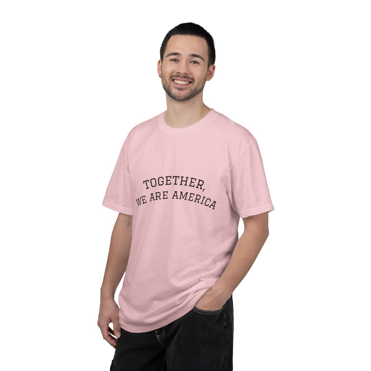 Together We Are America Shirt | Unity T-Shirt | Patriotic Quote Tee | Immigration Support Shirt | American Pride Graphic Tee | Unisex USA Statement Shirt