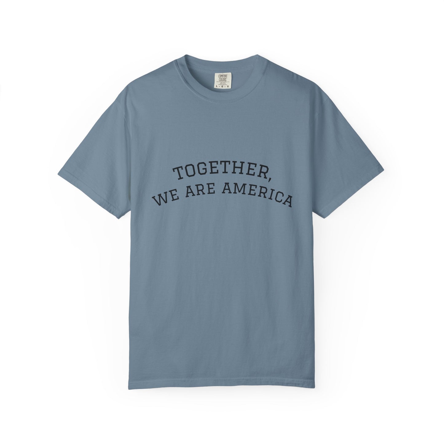 Together We Are America Shirt | Unity T-Shirt | Patriotic Quote Tee | Immigration Support Shirt | American Pride Graphic Tee | Unisex USA Statement Shirt